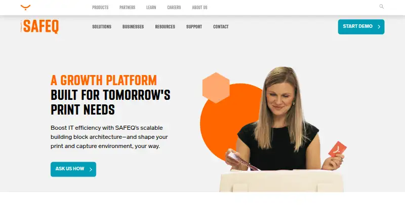 The YSoft SAFEQ Platform homepage