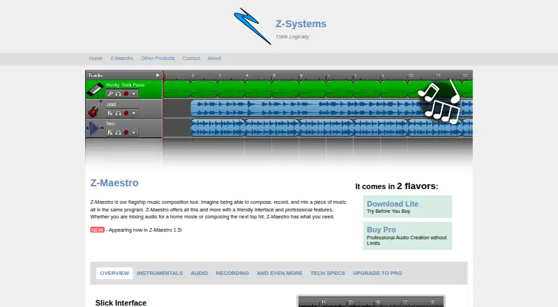 The Z-Maestro homepage