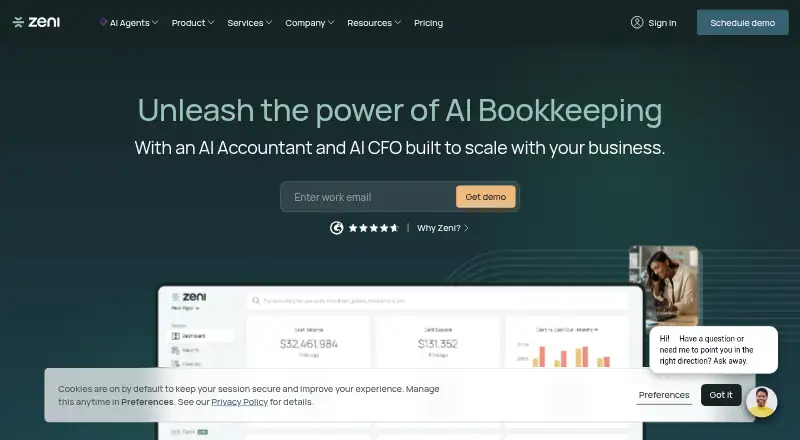 The Zeni homepage