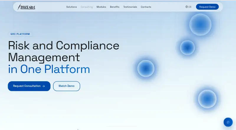 The Zeus GRC homepage