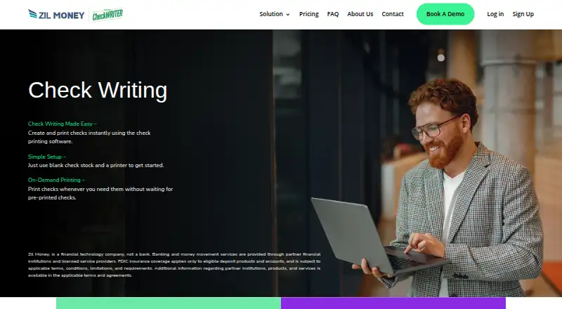The Zil Money homepage