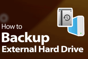 How to back up data on a Windows computer using an external hard drive