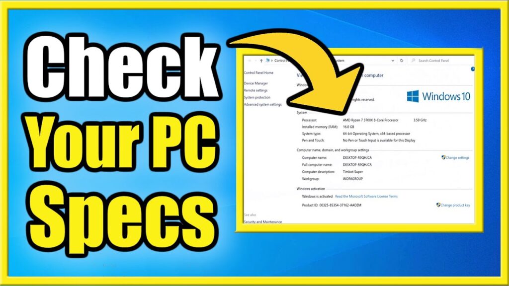 How to Check Your PC Specs in Windows