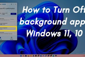 How to Stop Background Apps in Windows 11