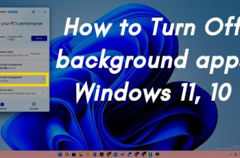 How to Stop Background Apps in Windows 11