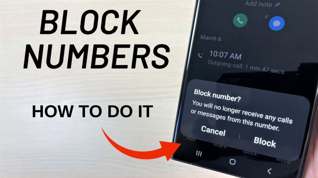 How to Block Numbers on Samsung Phone