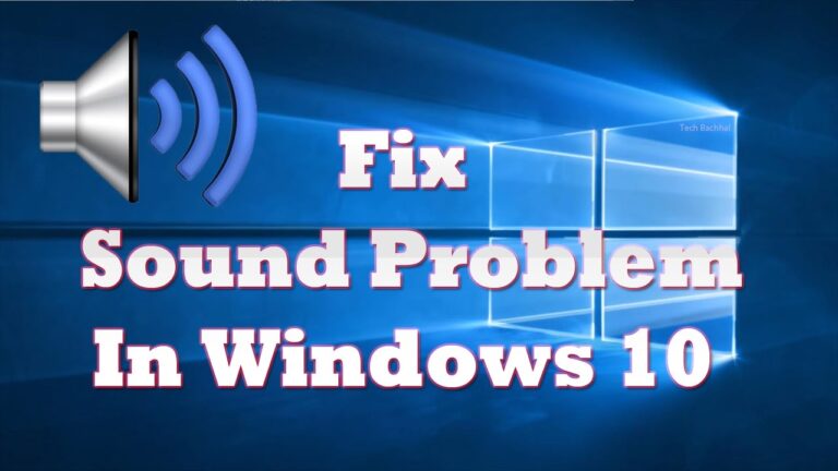 How to Fix Sound Not Working after Windows Update