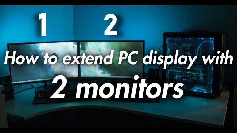 How to Use a Second Monitor with Extended Display